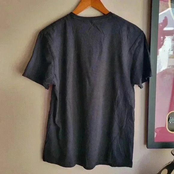 THE ROLLING STONES T-SHIRT Black Yellow Red Tongue Big Logo Retro Medium - Picture 2 of 9